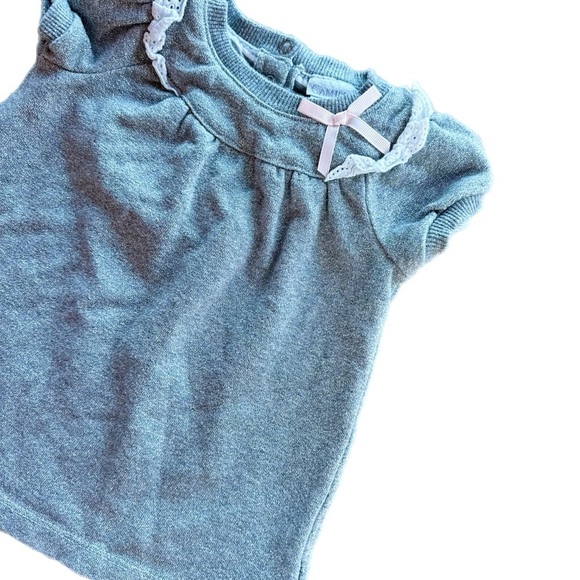 Camilla Luxury 6-9 Month Silver Sparkly Tunic Dress - Picture 2 of 5